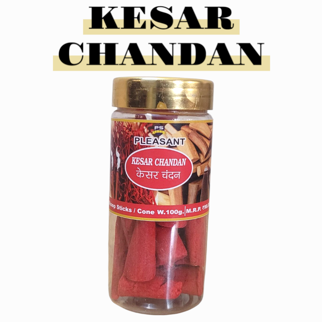 Kesar Chandan Dhoop Cone